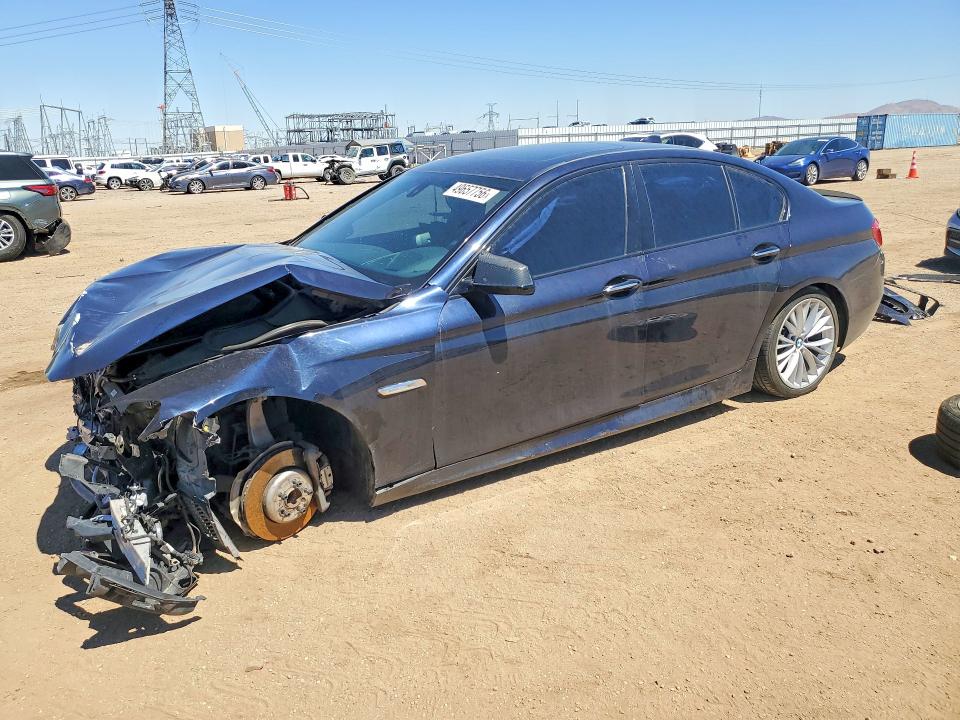 2013 BMW 5er VIN WBAFR7C52DC829511 COPART salvage auction — UNDERCARRIAGE, Ca - Salvage Certificate, sold $725 on 2026-07-20 (photo 1)