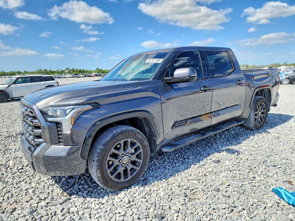 2023 Toyota Tundra VIN 5TFNA5DB3PX127631 COPART salvage auction — SIDE, Fl - Cert Of Title Slvg Rebuildable, sold $27,250 on 2026-07-07 (photo 1)