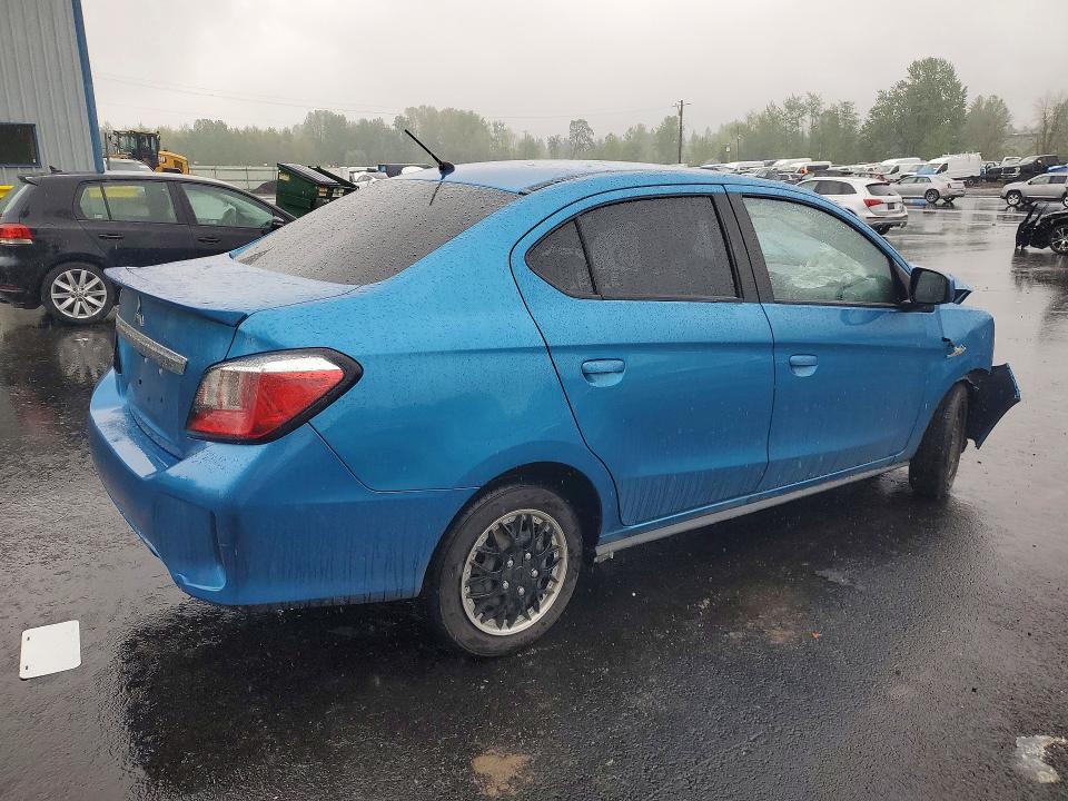 2024 Mitsubishi Mirage VIN ML32FUFJ2RHF04245 COPART salvage auction — FRONT END, Or - Salvage Title Certificate, sold $775 on 2026-07-27 (photo 3)