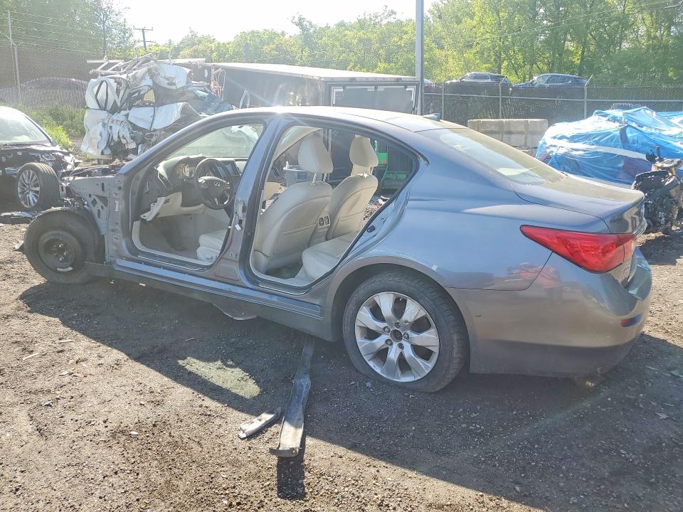 2014 Infiniti Q50 VIN JN1BV7AR4EM703099 COPART salvage auction — STRIPPED, Md - Parts Only-No Title Letter, sold $100 on 2026-07-30 (photo 2)