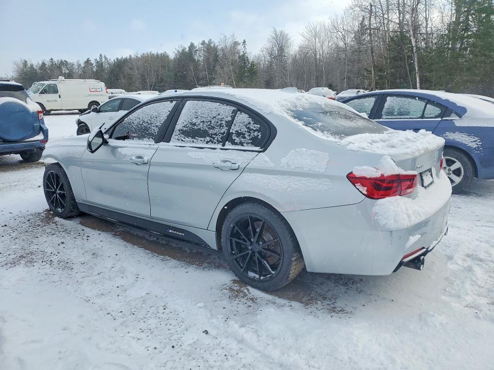 2016 BMW 3er VIN WBA8B7C56GK702896 COPART salvage auction — FRONT END, Salvage Title, sold $8,500 on 2026-07-14 (photo 2)
