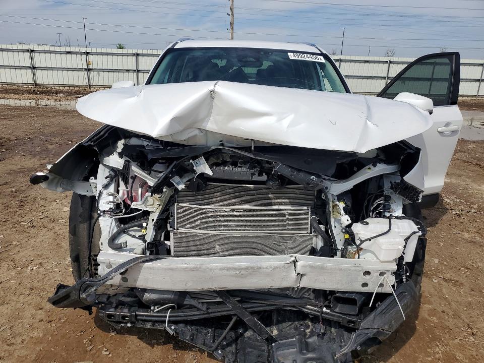 2026 Toyota Highlander VIN 5TDACAB55TS069942 COPART salvage auction — FRONT END, Il - Salvage Certificate, sold $17,100 on 2026-07-09 (photo 5)