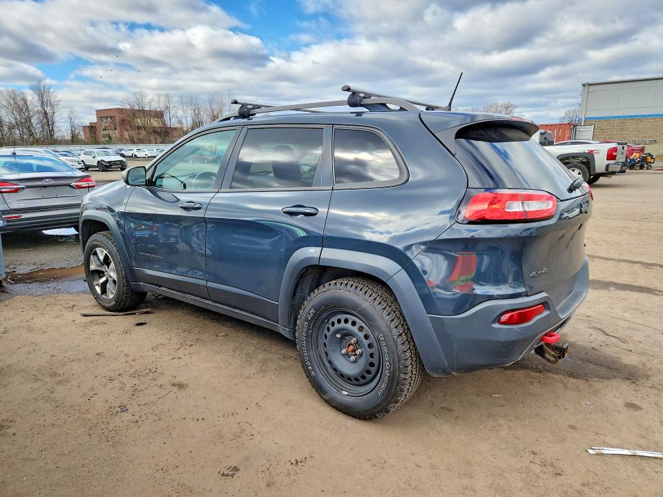 2016 Jeep Cherokee VIN 1C4PJMBS1GW337768 COPART salvage auction — UNDERCARRIAGE, NY - CERTIFICATE OF TITLE, sold $1,750 on 2026-07-19 (photo 2)