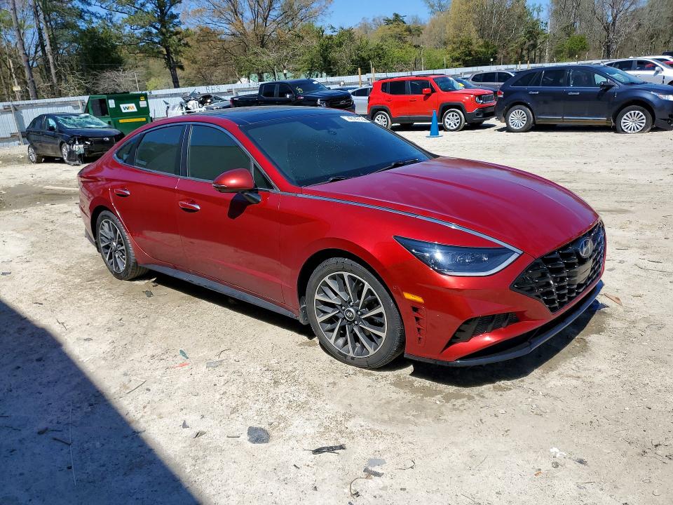 2023 Hyundai Sonata VIN KMHL34J25PA284477 COPART salvage auction — INTERIOR BURN, De - Salvage Certificate, sold $275 on 2026-07-21 (photo 4)
