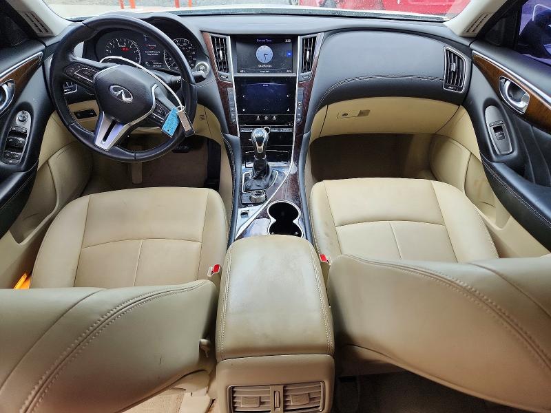 2019 Infiniti Q50 VIN JN1EV7AP2KM519741 COPART salvage auction — FRONT END, Ga - Cert Of Title-Salvage, sold $3,550 on 2026-07-02 (photo 8)