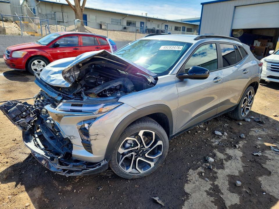 2024 Chevrolet Trax VIN KL77LJE29RC242199 COPART salvage auction — FRONT END, Nm - Cert Of Title-Salvage, sold $2,650 on 2026-07-23 (photo 1)