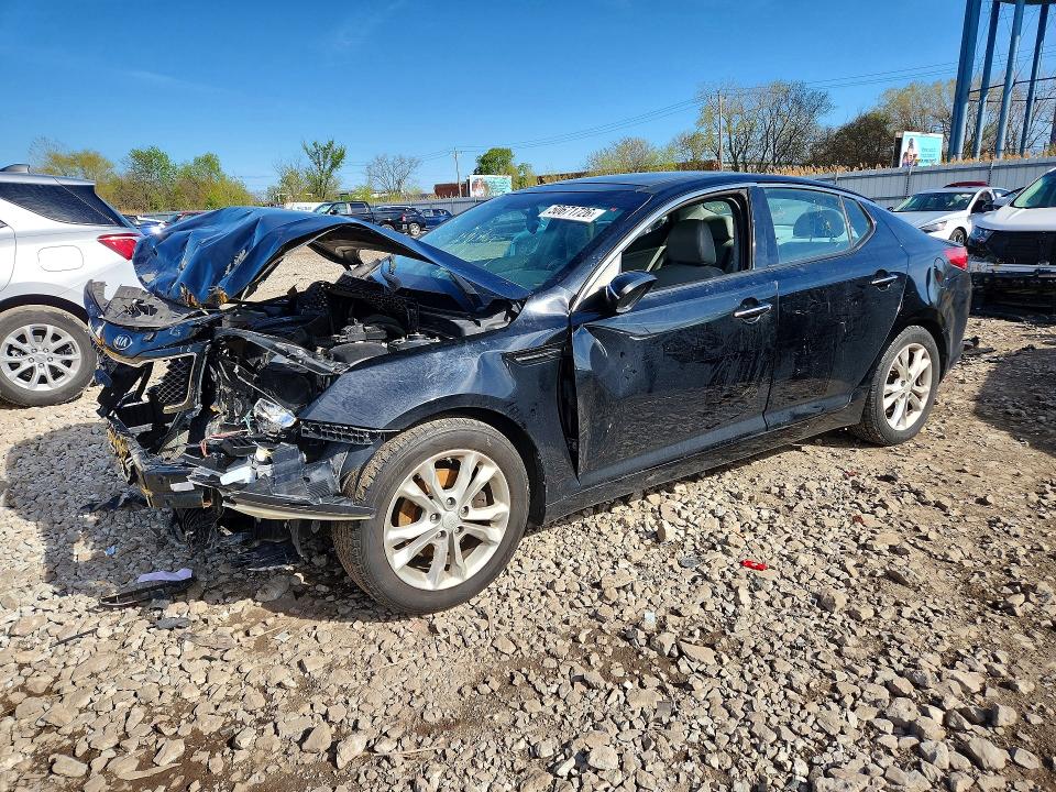 2013 Kia Optima VIN 5XXGN4A73DG196359 COPART salvage auction — FRONT END, Il - Salvage Certificate, sold $400 on 2026-07-03 (photo 1)