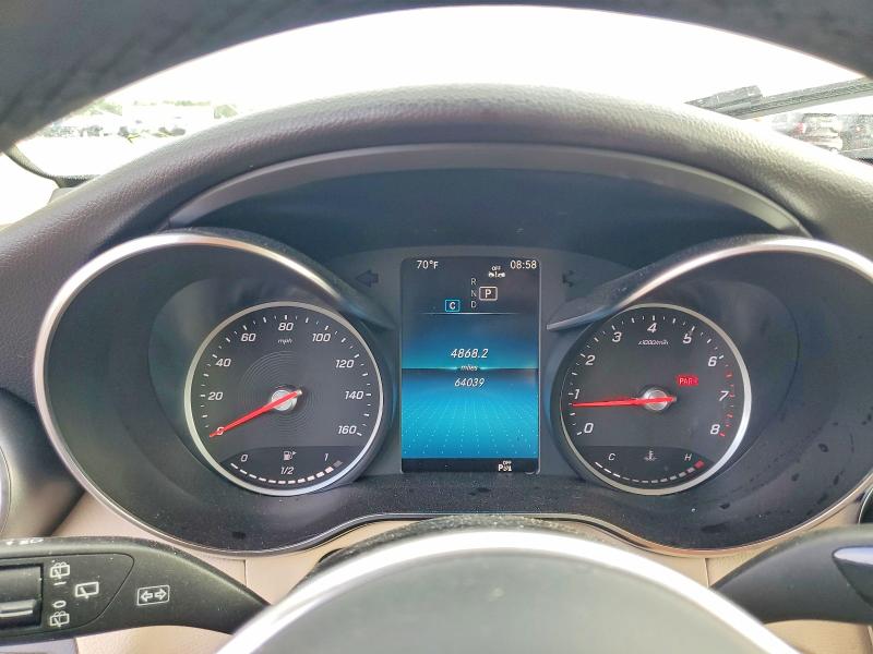2021 Mercedes-benz Glc VIN W1N0G8DB5MV266038 COPART salvage auction — FRONT END, Fl - Cert Of Title Slvg Rebuildable, sold $8,600 on 2026-07-15 (photo 9)