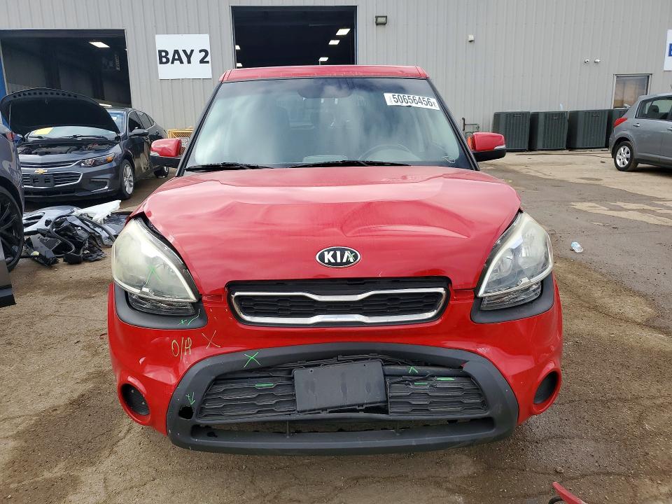 2013 Kia Soul VIN KNDJT2A60D7547972 COPART salvage auction — FRONT END, Il - Salvage Certificate, sold $425 on 2026-07-07 (photo 5)
