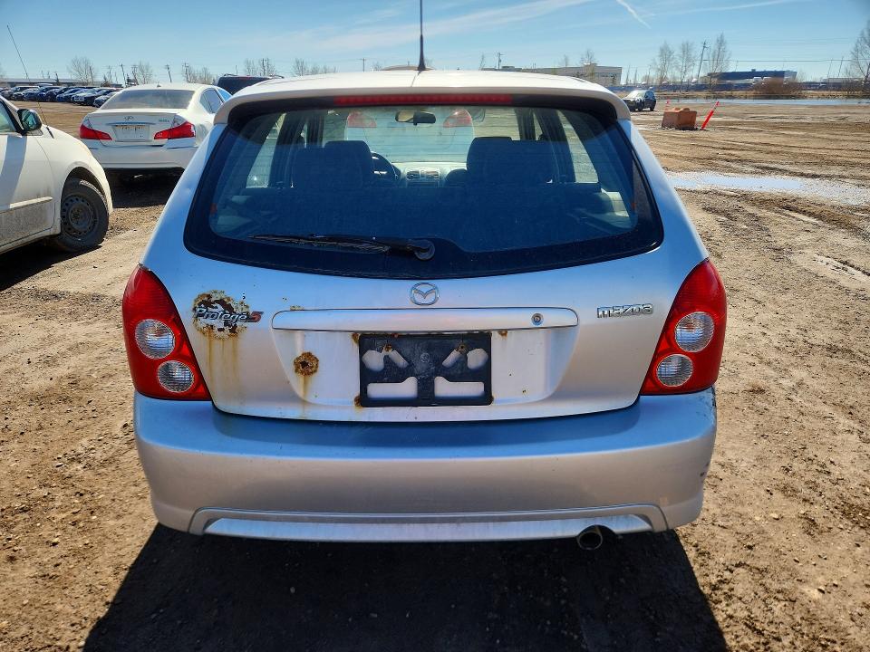 2003 Mazda Protege VIN JM1BJ245931103326 COPART salvage auction — HAIL, AB - BOS - SALVAGE, sold $175 on 2026-07-14 (photo 6)