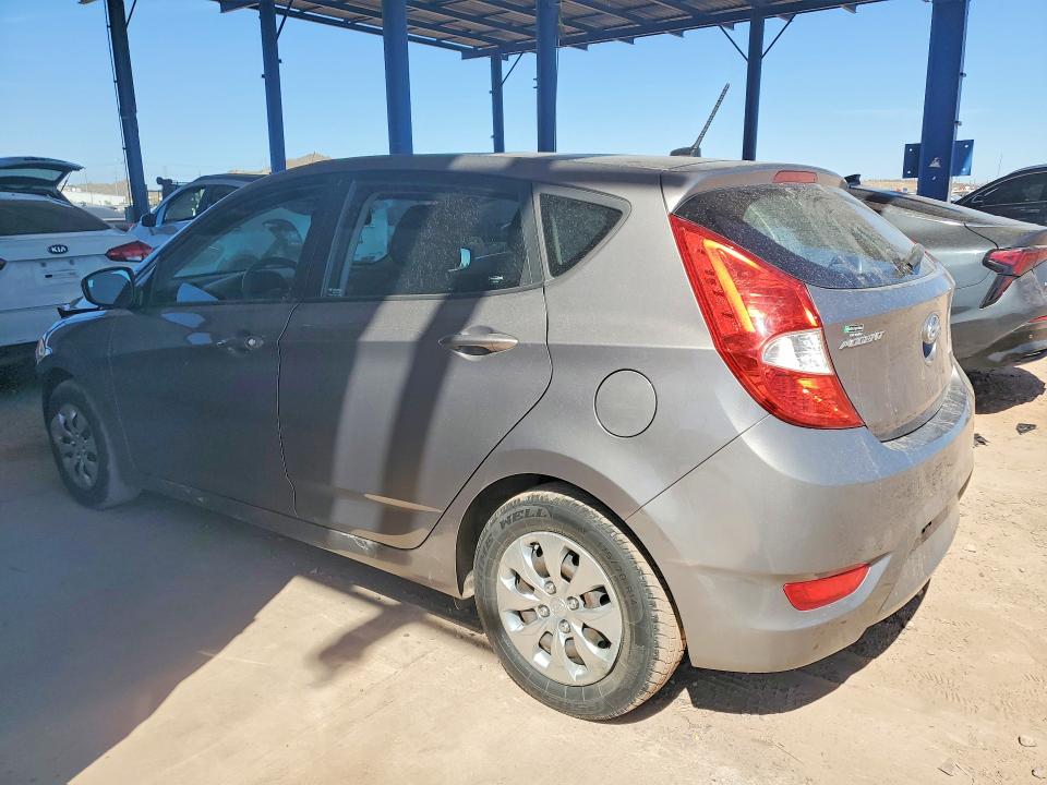 2017 Hyundai Accent VIN KMHCT5AE3HU359256 COPART salvage auction — FRONT END, Salvage Title, sold $1,300 on 2026-07-14 (photo 2)