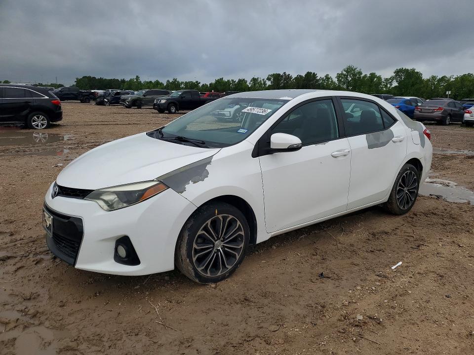 2016 Toyota Corolla VIN 5YFBURHE2GP430825 COPART salvage auction — SIDE, Tx - Salvage Vehicle Title, sold $2,400 on 2026-07-24 (photo 1)