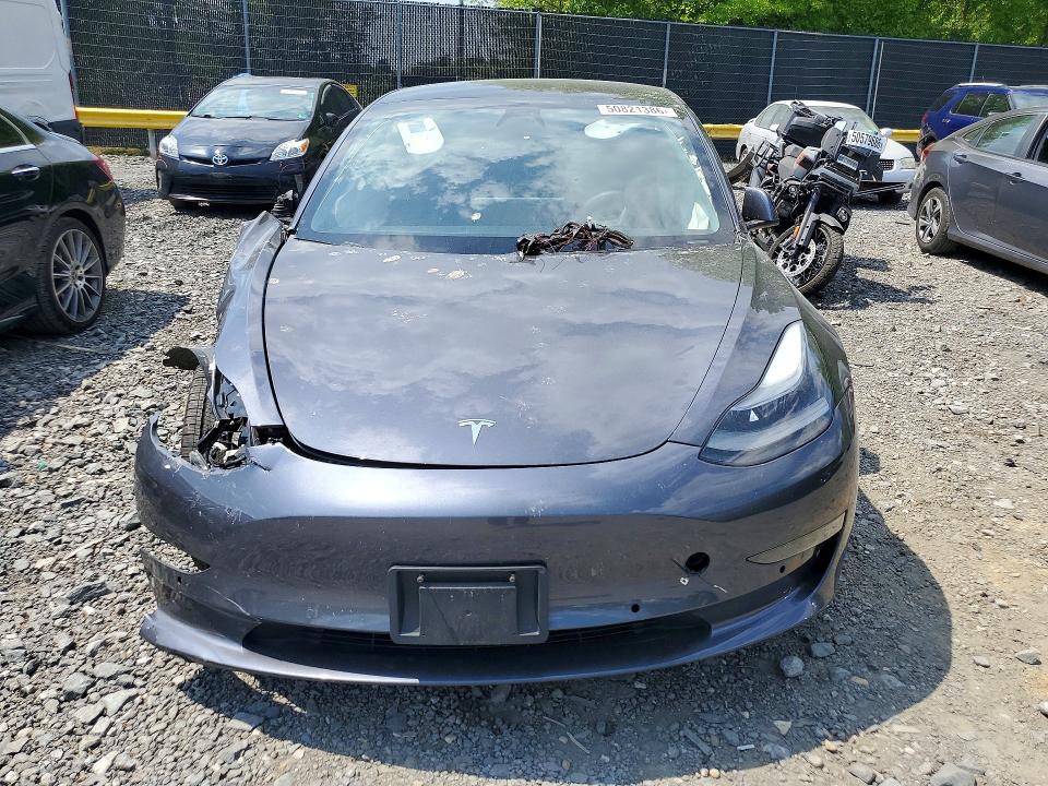 2021 Tesla Model 3 VIN 5YJ3E1EA0MF015949 COPART salvage auction — FRONT END, Md - Cert Of Salvage > 75% Damage, sold $4,700 on 2026-07-17 (photo 5)