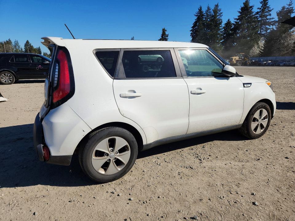 2016 Kia Soul VIN KNDJN2A26G7277738 COPART salvage auction — REAR END, Wa - Bill Of Sale, sold $675 on 2026-07-17 (photo 3)
