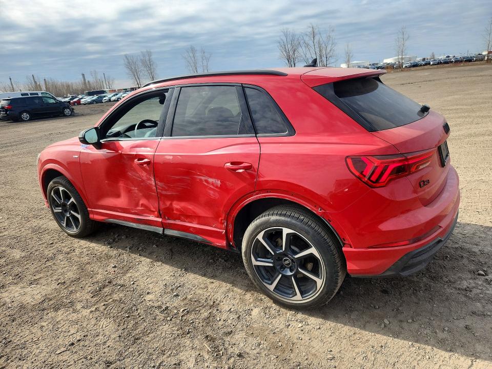 2025 Audi Q3 VIN WA1EECF33S1109294 COPART salvage auction — SIDE, Qc - Gravement Accidente, sold $20,850 on 2026-07-14 (photo 2)