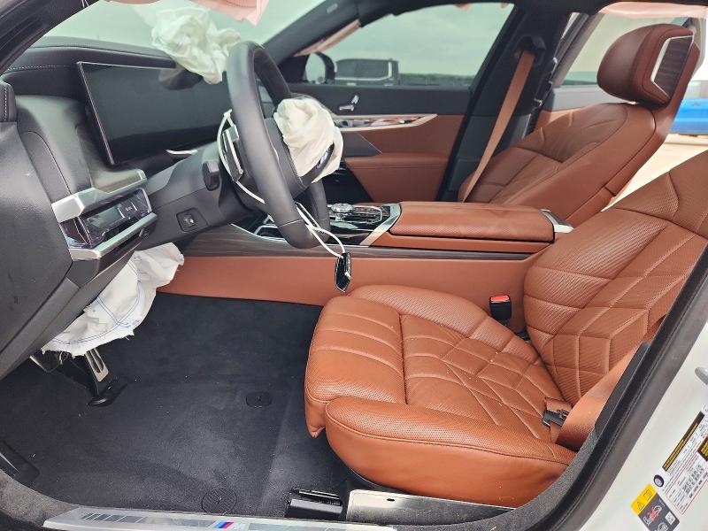 2025 BMW I7 VIN WBY43EJ06SCU33780 COPART salvage auction — FRONT END, TX - CERTIFICATE OF TITLE, sold $31,250 on 2026-07-23 (photo 7)