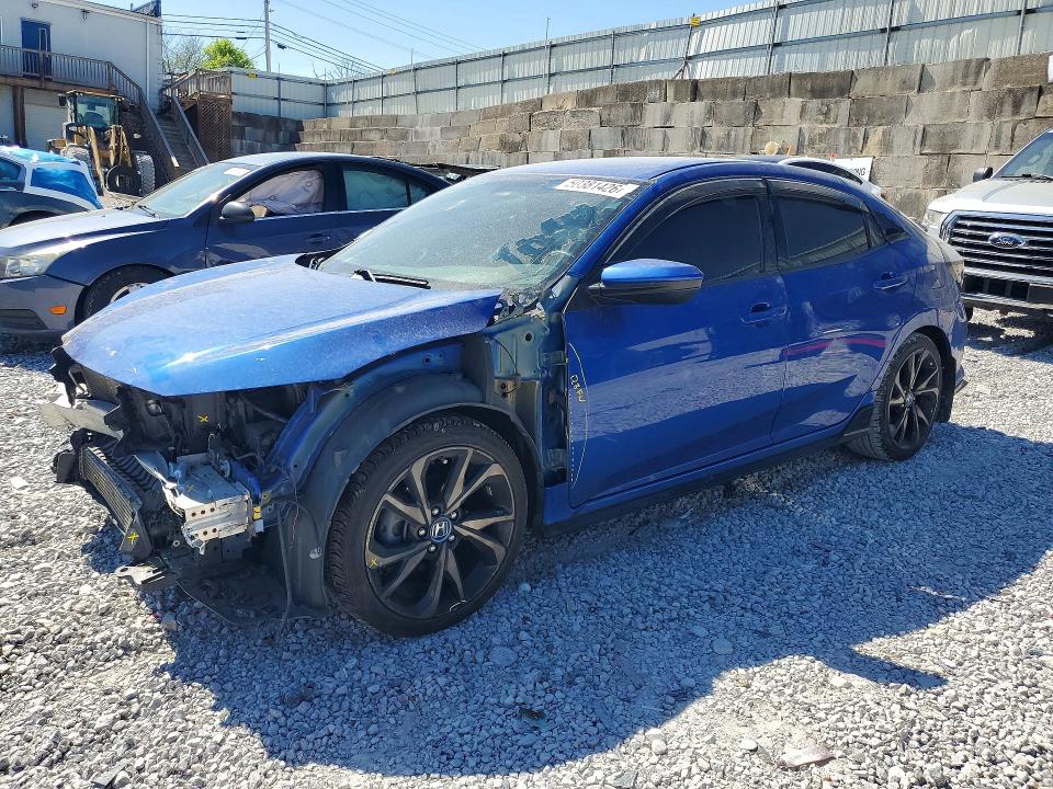 2018 Honda Civic VIN SHHFK7H42JU206569 COPART salvage auction — FRONT END, Oh - Cert Of Title-Salvage, sold $200 on 2026-07-31 (photo 1)