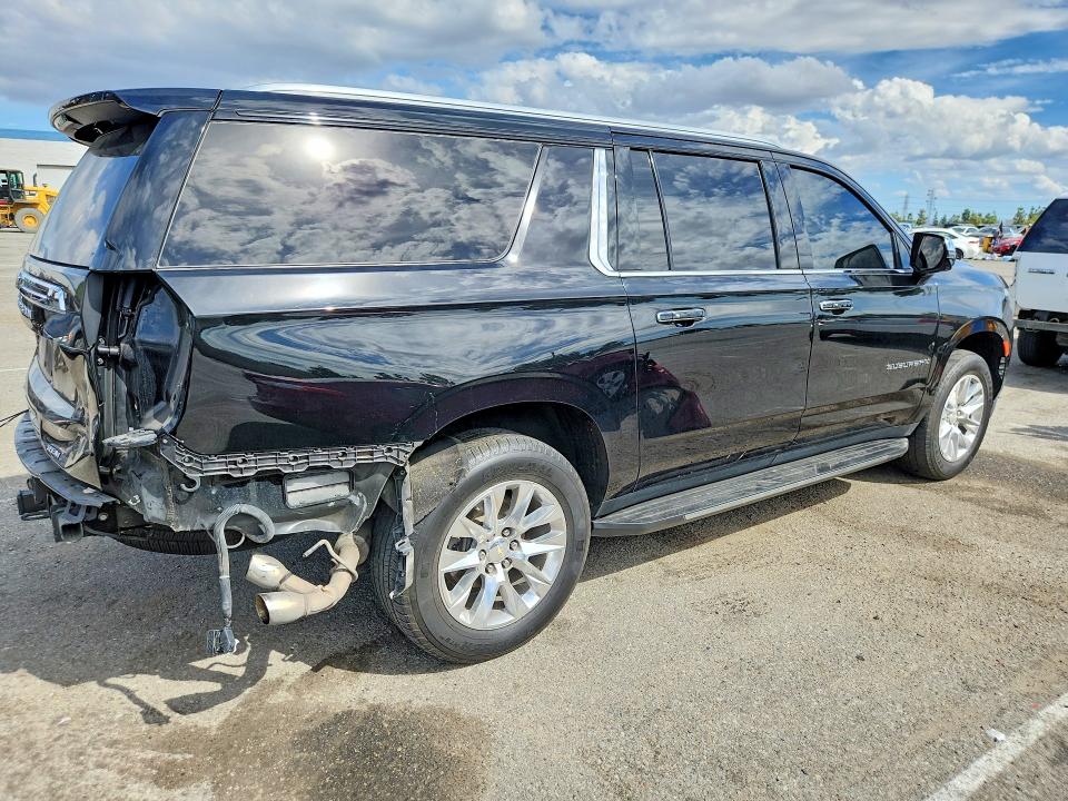 2022 Chevrolet Suburban VIN 1GNSCFKDXNR119011 COPART salvage auction — REAR END, Ca - Salvage Certificate, sold $13,100 on 2026-07-02 (photo 3)