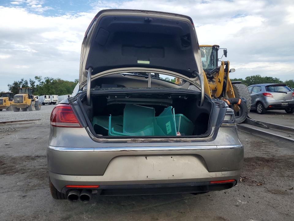 2013 Volkswagen Passat cc VIN WVWRN7AN7DE526968 COPART salvage auction — ROLLOVER, Salvage Title, sold $425 on 2026-07-13 (photo 6)