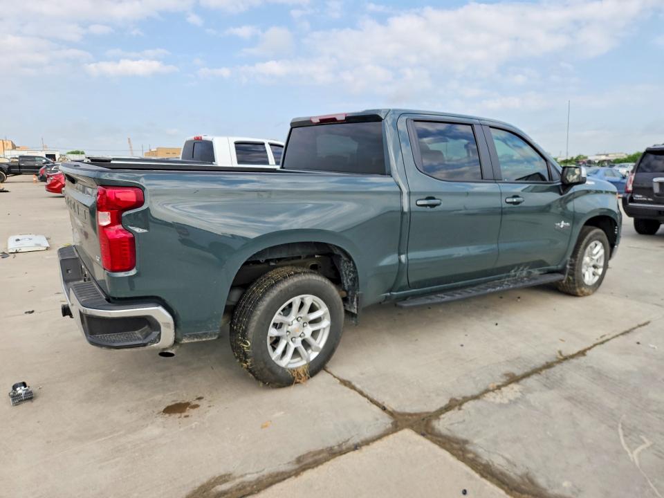 2025 Chevrolet Silverado VIN 1GCPACEK8SZ152212 COPART salvage auction — FRONT END, Tx - Certificate Of Title, sold $10,100 on 2026-07-02 (photo 3)