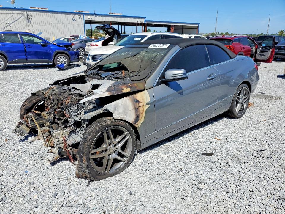 2014 Mercedes-benz E-class VIN WDDKK5KF7EF272508 COPART salvage auction — Burn Engine, Fl - Cert Of Title Slvg Rebuildable, sold $375 on 2026-07-10 (photo 1)
