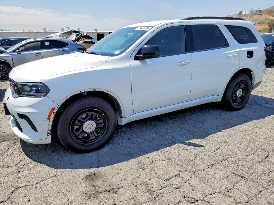 2023 Dodge Durango VIN 1C4RDJAG9PC599910 COPART salvage auction — FRONT END, Ca - Dis/Dlr/Exp Only Clean Title (P), sold $9,500 on 2026-07-30 (photo 1)