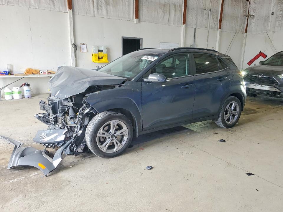 2023 Hyundai Kona VIN KM8K6CAB8PU020732 COPART salvage auction — FRONT END, Ky - Cert Of Title-Salvage, sold $1,650 on 2026-07-27 (photo 1)