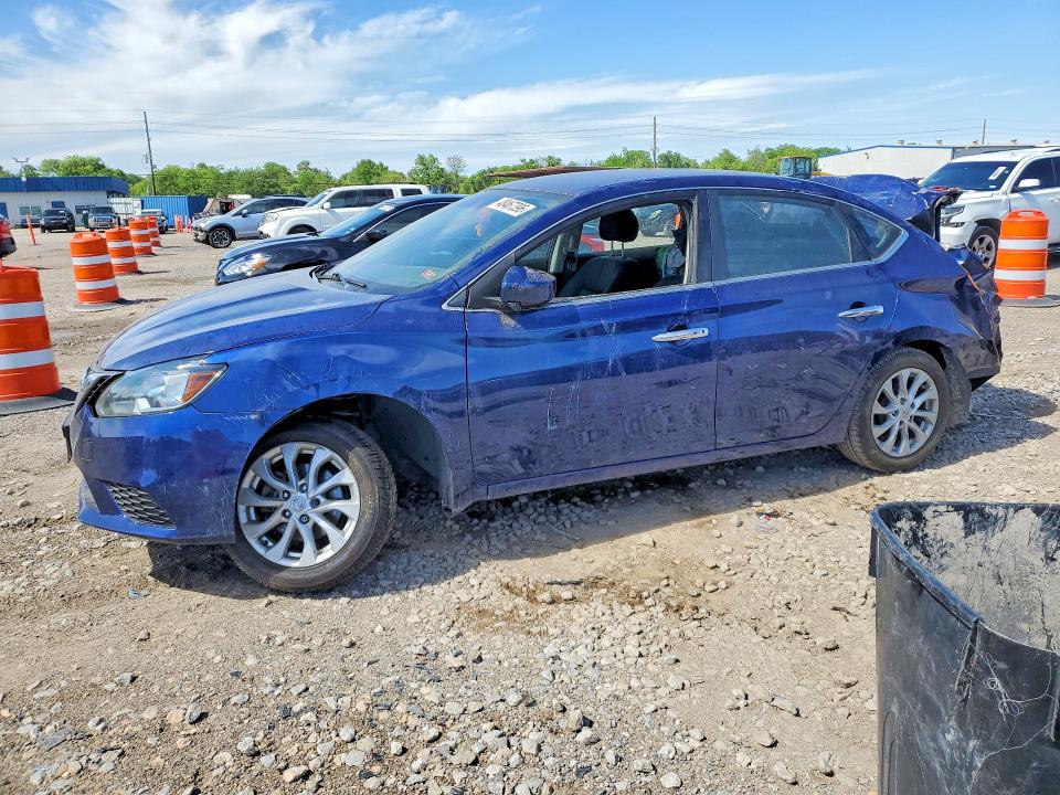 2018 Nissan Sentra VIN 3N1AB7AP2JL652614 COPART salvage auction — REAR END, Tx - Salvage Vehicle Title, sold $450 on 2026-07-09 (photo 1)