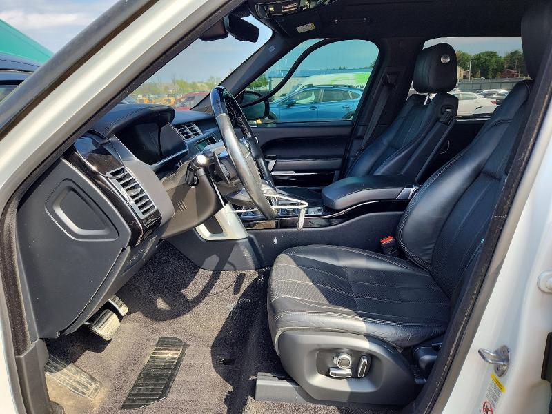 2017 Land rover RANGE ROVER VIN SALGS5FE4HA328531 COPART salvage auction — REAR END, Pa - Certificate Of Salvage, sold $3,300 on 2026-07-10 (photo 7)
