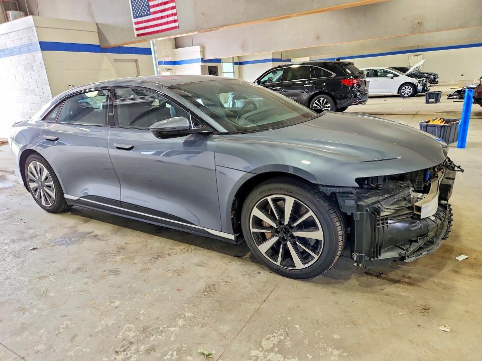 2023 Lucid Air VIN 50EA1PFA2PA007607 COPART salvage auction — FRONT END, Va - Cert Of Title - Salvage, sold $8,800 on 2026-07-02 (photo 4)