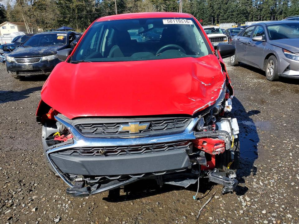 2021 Chevrolet Spark VIN KL8CB6SA1MC709775 COPART salvage auction — FRONT END, Wa - Bill Of Sale, sold $525 on 2026-07-07 (photo 5)