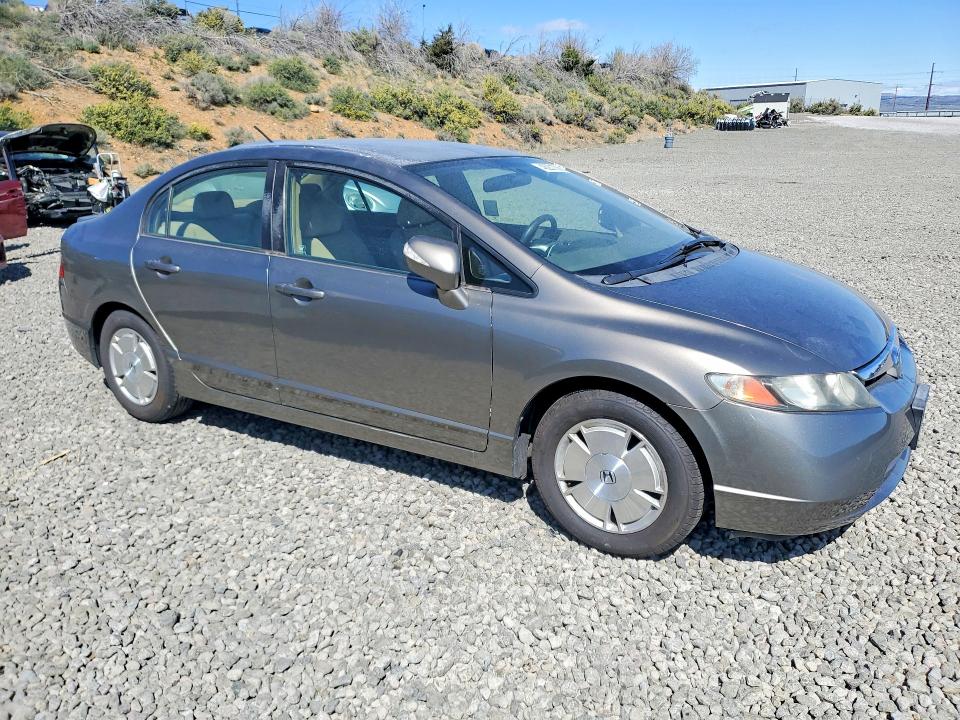 2007 Honda Civic hybrid VIN JHMFA36287S021936 COPART salvage auction — MINOR DENT/SCRATCHES, Ca - Certificate Of Title, sold $200 on 2026-07-09 (photo 4)