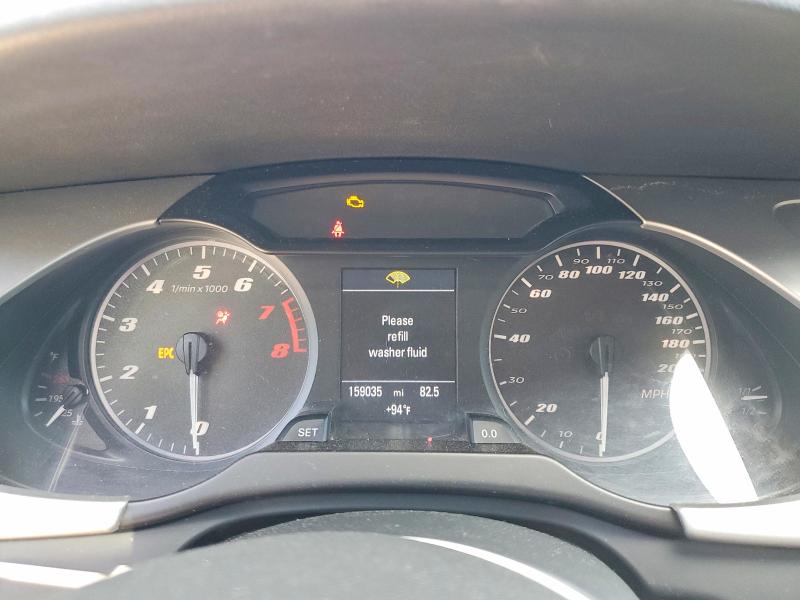 2011 Audi S4 VIN WAUHGCFLXBA123932 COPART salvage auction — REAR END, Nc - Salvage Certificate Of Title, sold $1,750 on 2026-07-17 (photo 9)