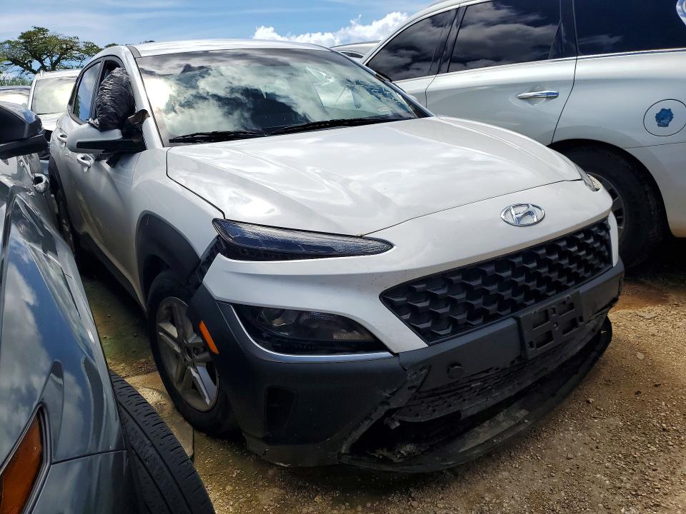 2022 Hyundai Kona VIN KM8K22AB4NU893316 COPART salvage auction — FRONT END, Hi - Certificate Of Salvage, sold $100 on 2026-07-27 (photo 4)
