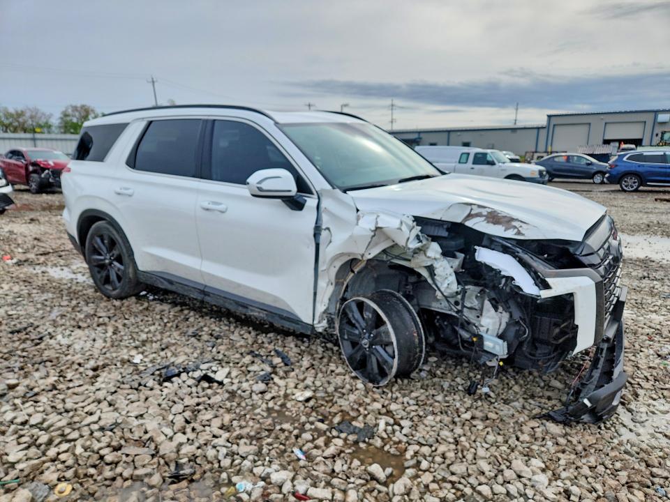 2023 Hyundai Palisade VIN KM8R3DGE8PU557468 COPART salvage auction — FRONT END, Id - Salvage Certificate Of Title, sold $6,200 on 2026-07-24 (photo 4)