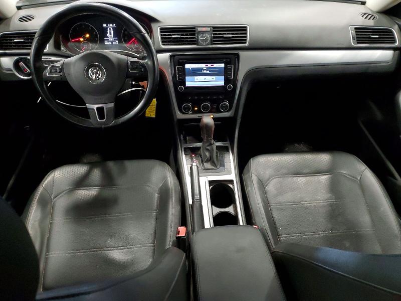 2012 Volkswagen Passat VIN 1VWBP7A34CC020192 COPART salvage auction — FRONT END, Wv - Salvage Certificate, sold $400 on 2026-08-19 (photo 8)