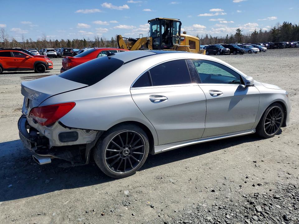 2014 Mercedes-benz Cla-klasse VIN WDDSJ4GB2EN134495 COPART salvage auction — REAR END, Ns - Cert Of Reg - Non-Repairable, sold $4,050 on 2026-07-09 (photo 3)