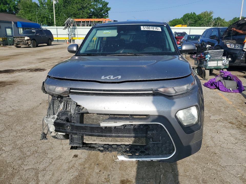 2022 Kia Soul VIN KNDJ23AU1N7822581 COPART salvage auction — FRONT END, Ks - Cert Of Title-Salvage, sold $2,600 on 2026-07-13 (photo 5)