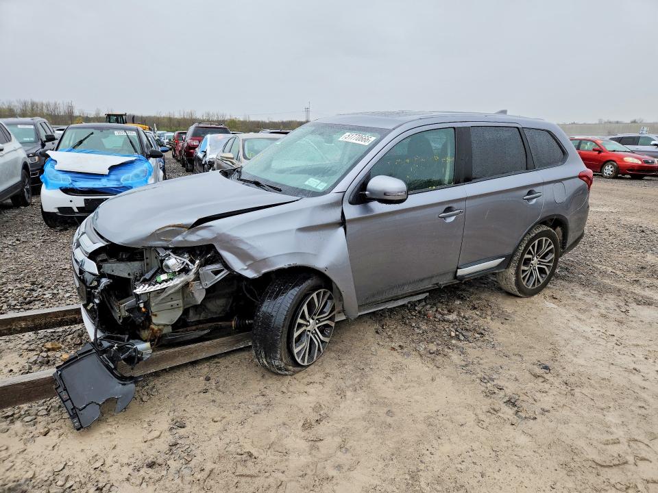 2017 Mitsubishi Outlander VIN JA4AZ3A3XHZ027342 COPART salvage auction — FRONT END, Id - Salvage Certificate Of Title, sold $1,000 on 2026-07-20 (photo 1)