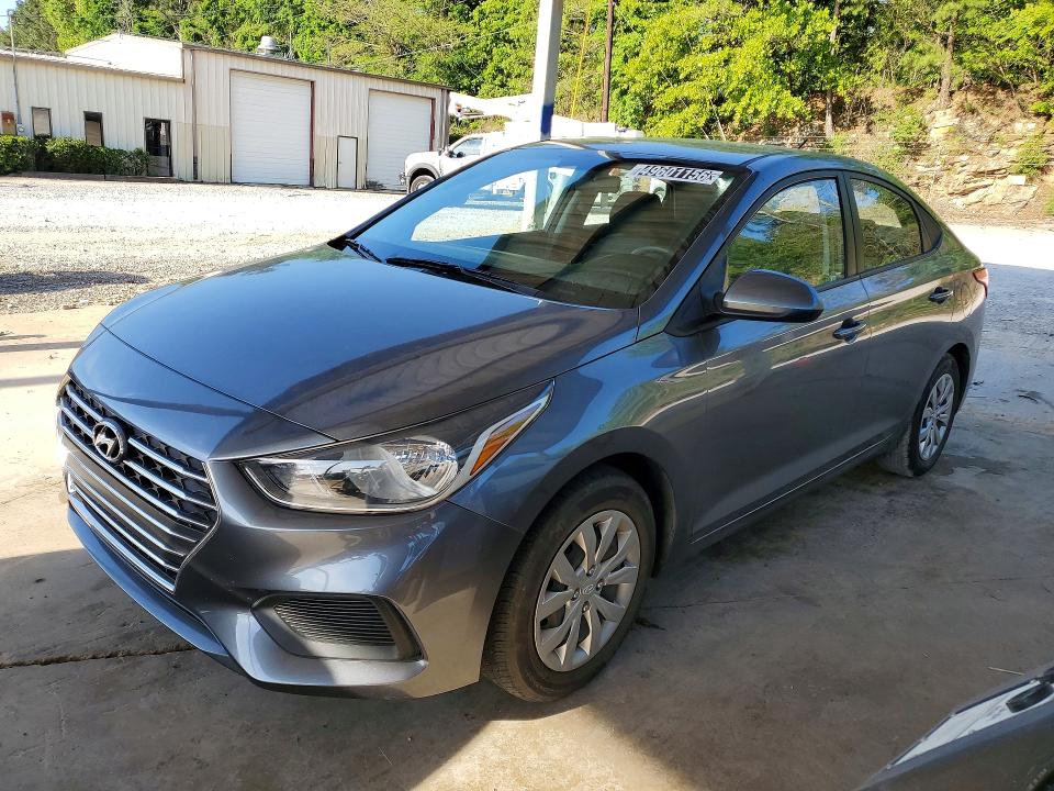 2019 Hyundai Accent VIN 3KPC24A37KE050539 — COPART salvage auction photo