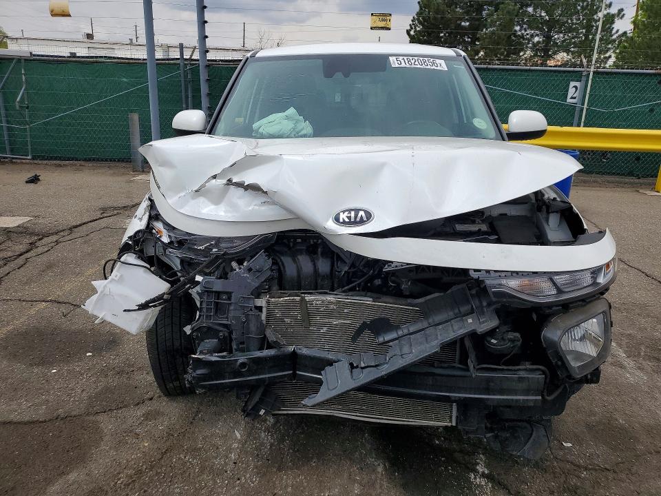 2021 Kia Soul VIN KNDJ23AU7M7144837 COPART salvage auction — FRONT END, Co - Salvage Title, sold $1,350 on 2026-07-07 (photo 5)