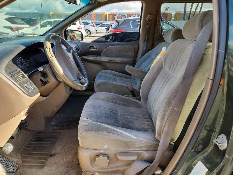 2000 Toyota Sienna VIN 4T3ZF13C6YU263103 COPART salvage auction — FRONT END, Ca - Salvage Certificate, sold $300 on 2026-07-02 (photo 7)