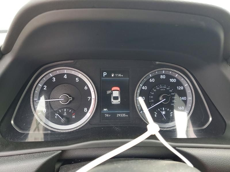 2023 Hyundai Sonata VIN KMHL64JA7PA313699 COPART salvage auction — HAIL, Oh - Cert Of Title-Salvage, sold $8,300 on 2026-07-02 (photo 9)