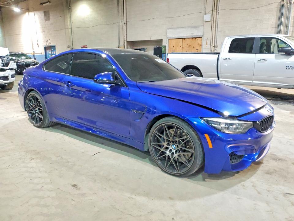2020 BMW M4 VIN WBS4Y9C08LFH98786 COPART salvage auction — REAR END, Mi - Certificate Of Title, sold $39,250 on 2026-08-25 (photo 4)