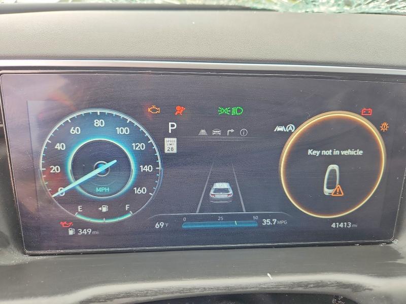 2024 Hyundai Tucson VIN KM8JFCDE2RU298076 COPART salvage auction — FRONT END, Ky - Cert Of Title-Salvage, sold $3,900 on 2026-07-24 (photo 9)