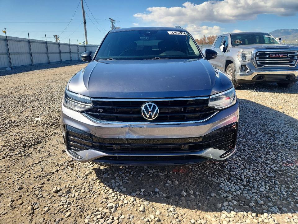 2023 Volkswagen Tiguan VIN 3VV8B7AX4PM085628 COPART salvage auction — FRONT END, Ut - Salvage Certificate, sold $14,700 on 2026-07-28 (photo 5)