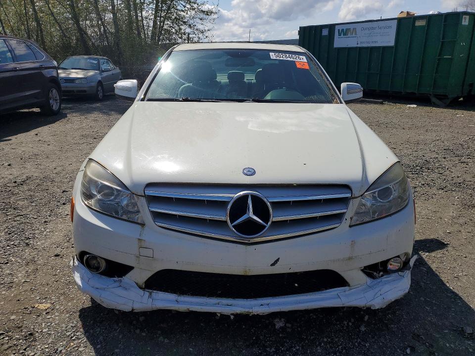 2009 Mercedes-benz C class VIN WDDGF81XX9R061894 COPART salvage auction — FRONT END, WA - VEHICLE CERT OF OWNERSHIP-TITL, sold $300 on 2026-07-27 (photo 5)