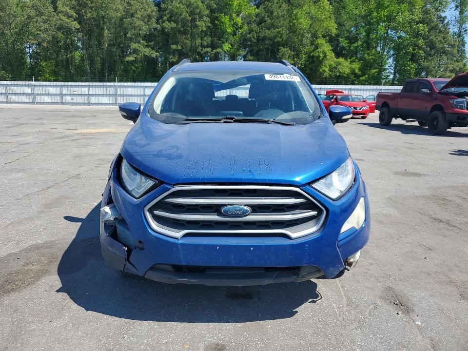 2018 Ford Ecosport VIN MAJ3P1TE6JC184047 COPART salvage auction — ROOF, Nc - Salvage Certificate Of Title, sold $325 on 2026-07-21 (photo 5)