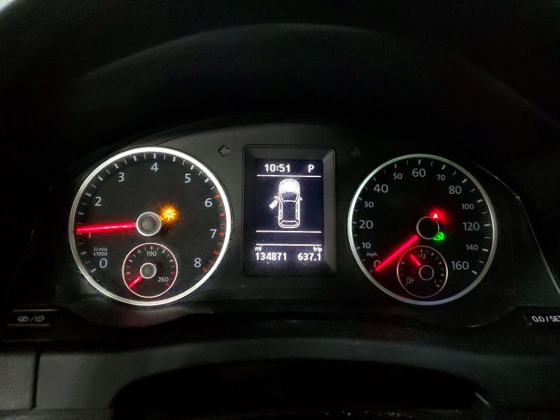 2013 Volkswagen Tiguan VIN WVGBV3AX2DW607748 COPART salvage auction — REAR END, Mn - Cert Of Title-Prior Salvage, sold $525 on 2026-07-09 (photo 9)