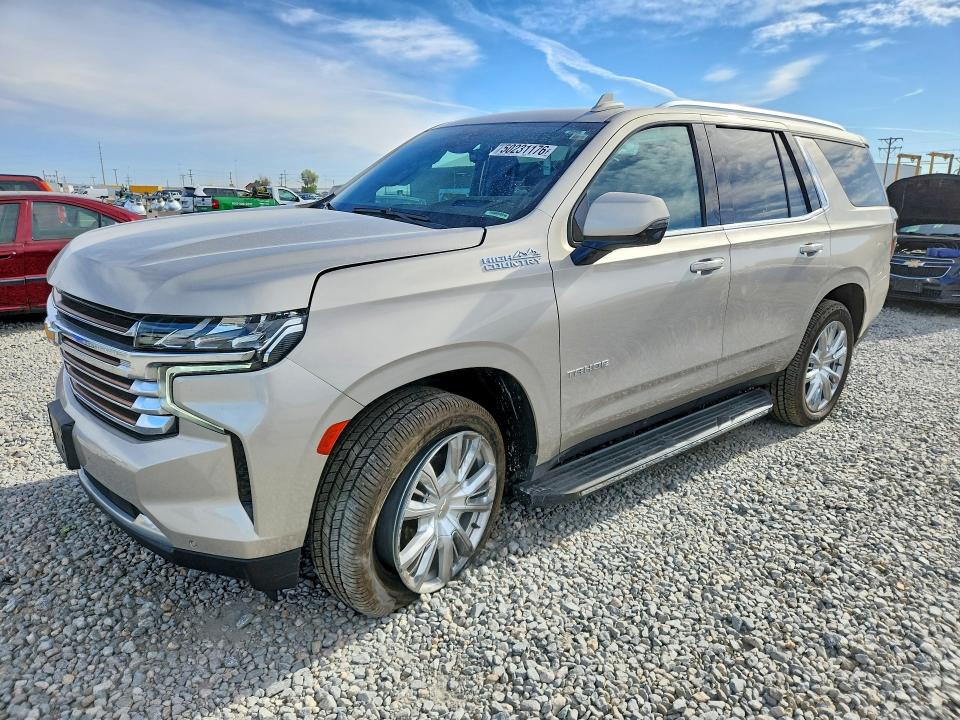 2023 Chevrolet Tahoe VIN 1GNSKTKL7PR282260 COPART salvage auction — SIDE, Salvage Title, sold $13,800 on 2026-07-28 (photo 1)